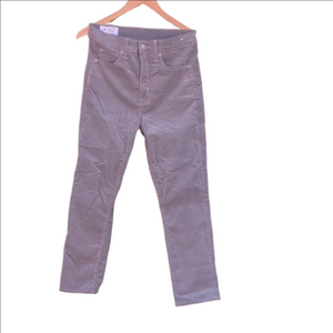 NWOT GAP Gray Corduroy Jeans Straight Leg, Size‎ 28